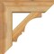 Ekena Millwork Balboa Slat Rough Sawn Bracket w/ Offset Brace, Western Red Cedar, 6"W x 18"D x 18"H BKT0604X18X18BOA06RWR - alternate 2